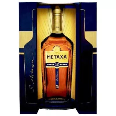 Бренді Metaxa (12 зірок, у коробці) 0,7 л