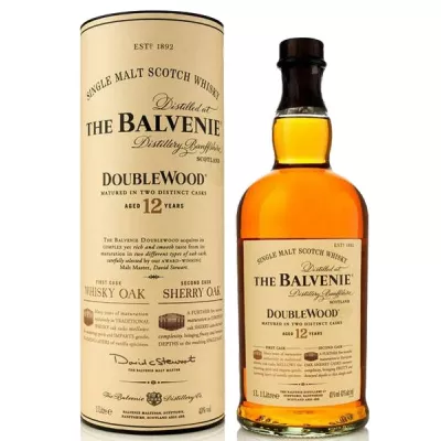 Віскі Balvenie 12 років Doublewood 0,7л. у тубусі