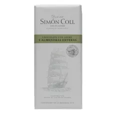Шоколад Simon Coll Y Almendras Enteras молочный с миндалем 32% 200г (Испания, ТМ Simon Coll)