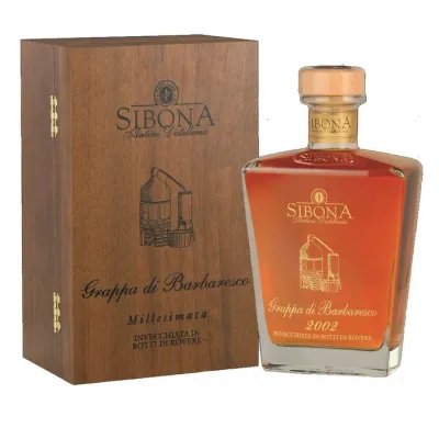 Граппа Sibona Di Barbaresco Riserva Speciale 2003 0,7 л 44% дер.коробка