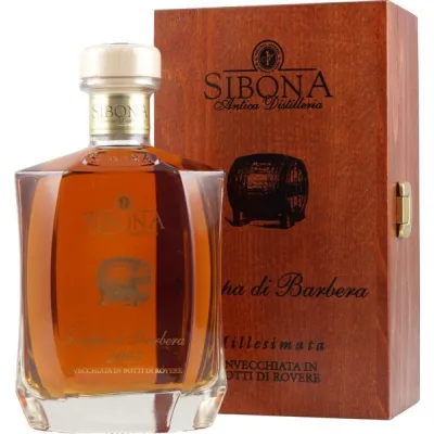 Граппа Sibona Di Barbera Riserva Speciale 2005 0,7л 44% дер.коробка
