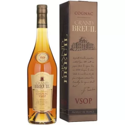 Коньяк Grand Breuil VSOP 15 років 0,5 л 40% (Франція, Grande Champagne, ТМ Grand Breuil)