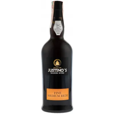 Вино Justinos Madeira Fine MediumRich 3 роки бел.п/сл 0,75 л 19%