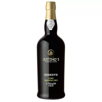 Вино Justinos Madeira Reserve Fine Medium Dry 5 років бел.п/сух 0,75 л 19% (Португалія, о.Мадейра, ТМ Justinos)