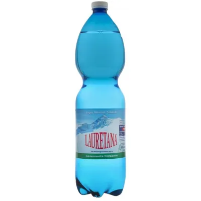 Мін.вода природна сл.газ Lauretana Lievemente Frizzante 1,5л пет (Італія, П'ємонт, ТМ Lauretana)