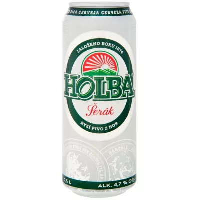 Пиво Holba Serak 4.7% 0,5л ж/б (Чехія, Pivovar ZUBR)