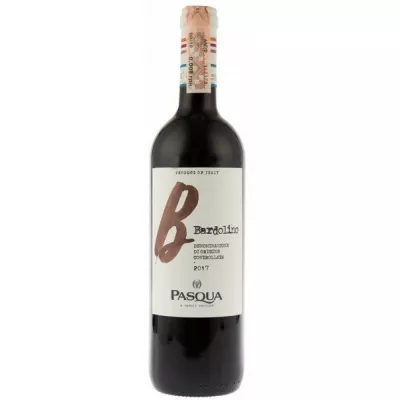 Вино Pasqua Bardolino DOC Pasqua кр.сух 0,75 л 11,5% (Італія, Veneto,TM Pasqua)