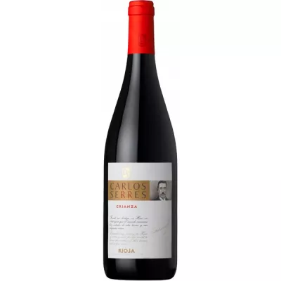 Вино Carlos Serres Crianza 2012 кр.сух 0,75 л 13% (Іспанія, Ріоха, ТМ Carlos Serres)