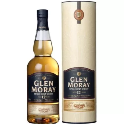 Віскі Glen Moray 12 років 0,7 л 40% кор.(Шотландія, Спейсайд, ТМ Glen Moray)