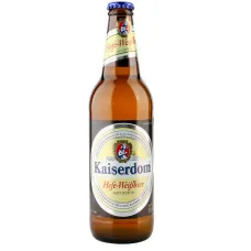 Пиво светлое пшеничное Hefe Weisbier 0,5л 4,7% стекло (Німеччина, ТМ Kaiserdom)