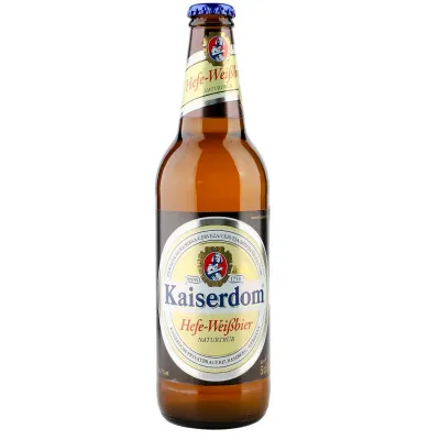 Пиво светлое пшеничное Hefe Weisbier 0,5л 4,7% стекло (Німеччина, ТМ Kaiserdom)