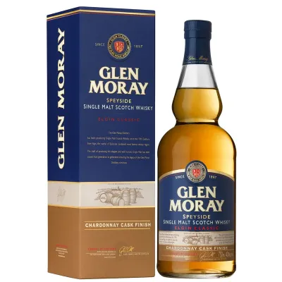 Віскі Glen Moray Chardonnay 0,7л 40% у коробці