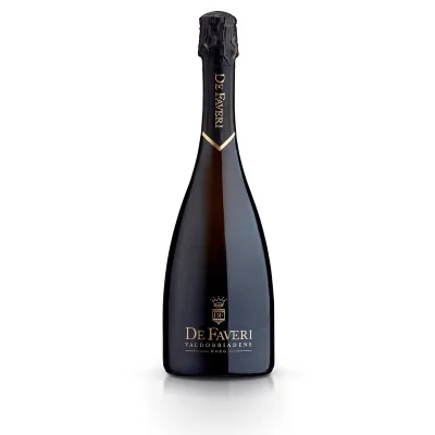 Вино ігристе Prosecco Sup. Nera Dry DOCG біле сухе 0, 75 л 11% (Італія, Вальдобб'ядене, ТМ De Faveri)