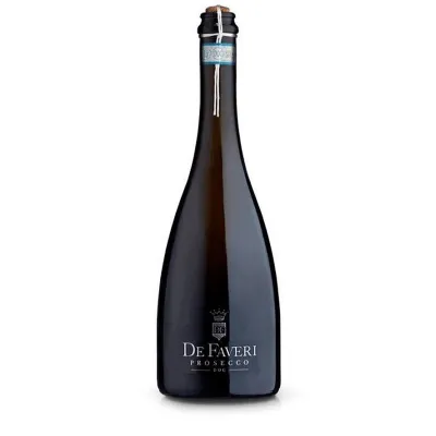 Вино ігристе Prosecco Sup Mil Nera Brut DOCG біле брют 0, 75 л 11% (Італія, Вальдобб'ядене, ТМ De Faveri)