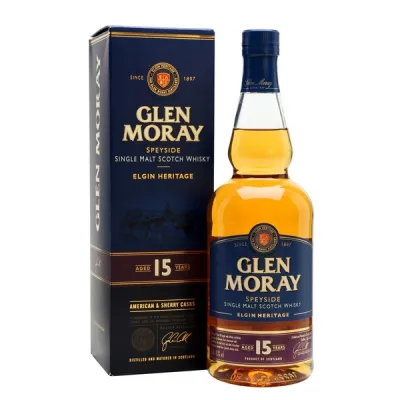Віскі Glen Moray 15yo 0,7 л 40% кор.