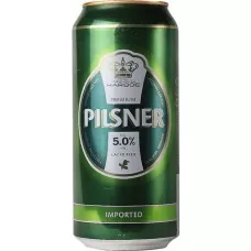 Пиво светлое Harboe Pilsener 0,5л 5% ж/б (Дания, ТМ Harboe)