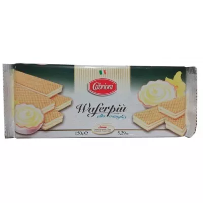 Вафлі з ваніллю Wafers Vaniglia 400г (Італія, ТМ Cabrioni)