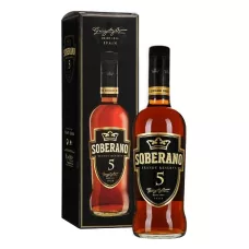 Бренді Soberano 5 років 0,7 л 36% кор + келих (Іспанія, Херес де ля Фронтера, TM Soberano) Бренді Soberano 5 років 0,7 л 36% кор + келих (Іспанія, Херес де ля Фронтера, TM Soberano)