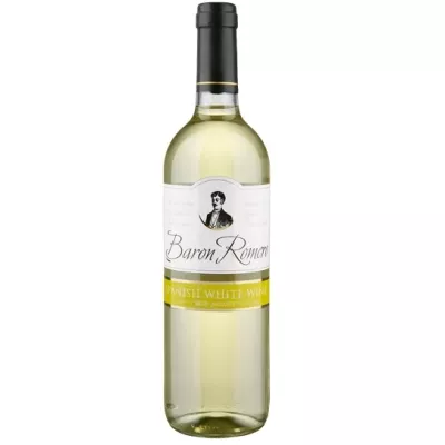 Вино Baron Romero White бел.п/сл 0,75 л 10,5% (Іспанія, Кастилья ла Манча, ТМ Baron Romero)