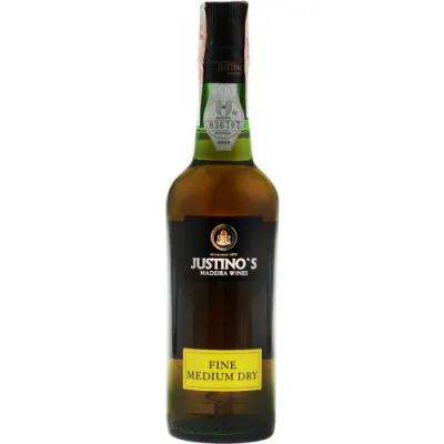 Вино Justinos Madeira Fine Medium Dry 3 роки біл.п/сух 0,375л 19%