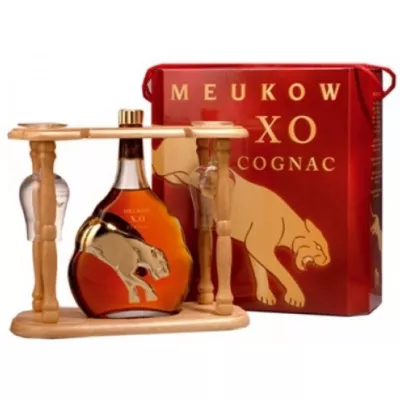 Коньяк Meukow XO 0,7 л 40% стійка+2 келих.(Франція, Cognac, ТМ Meukow)