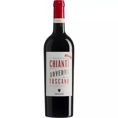Вино Chianti Governo DOCG 2015 кр.сух 0,75 л 13% (Італія, Тоскана, ТМ Cecchi)