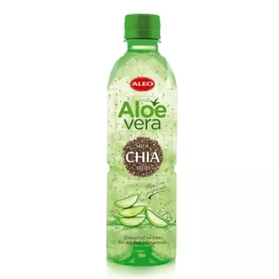 Вода Алое віра Aleo Chia 0,5 л (Тайвань, ТМ Aleo)
