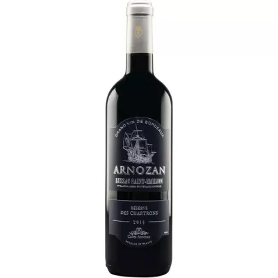 Вино Arnozan Saint Emilion Rouge 2014 кр.сух 0,75 л 13% (Франція, Бордо, ТМ Arnozan)