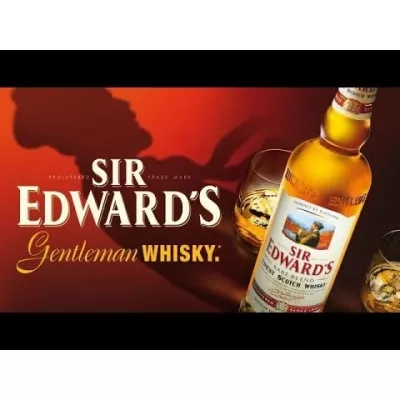 Віскі SW S.EDWARDS 1л 40% під.наб.+2бок. (Шотландія, Спейсайд, ТМ S.EDWARDS)