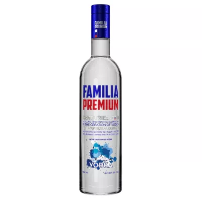 Горілка Familia Premium Vodka 1л 38% (Словаччина,TM Familia Premium)