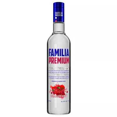 Горілка Familia Premium Vodka Cranberry 0,7 л 38% (Словаччина,TM Familia Premium)