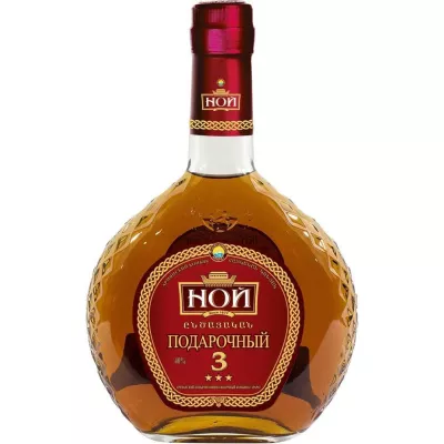 Коньяк Ной Подарунковий 3 роки 0,5л 40% (Вірменія, ТМ Ной)