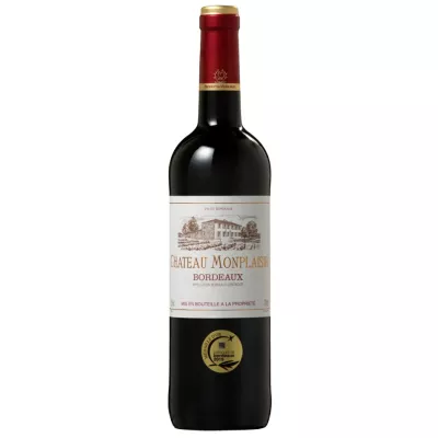 Вино Chateau Monplaisir 2012 кр.сух 0,75 л 12,5% (Франція, Бордо, ТМ Chateau)