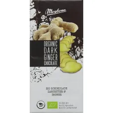 Шоколад Meybona темний Ginger 100г (Німеччина, ТМ Meybona)
