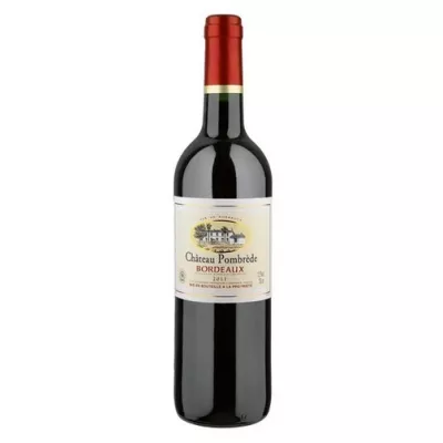 Вино Chateau Pombrede 2016 кр.сух 0,75 л 12% (Франція,Бордо,ТМ Chateau)