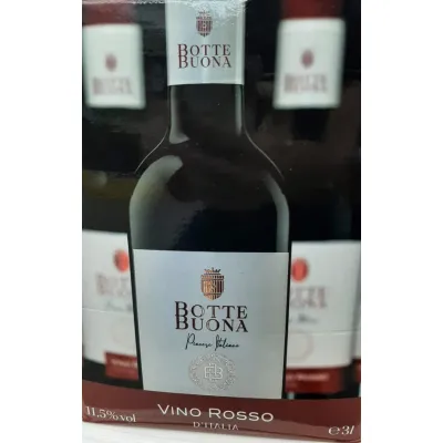 Вино Botte Buona Vino Rosso D-Italia кр.п/сух 3л 11,5%