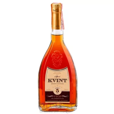 Коньяк Kvint 5 років VSOP 0,5 л 40% (Молдавія, ТМ Kvint)