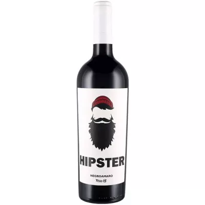 Вино Hipster Negroamaro IGT кр.сух 0,75 л 13% (Італія, Апулія, ТМ Ferro13)
