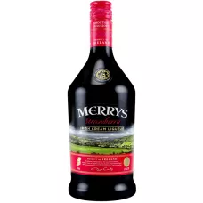 Ликер Merrys Strawberry Cream 0,7л 17% (Ирландия, ТМ Merrys)