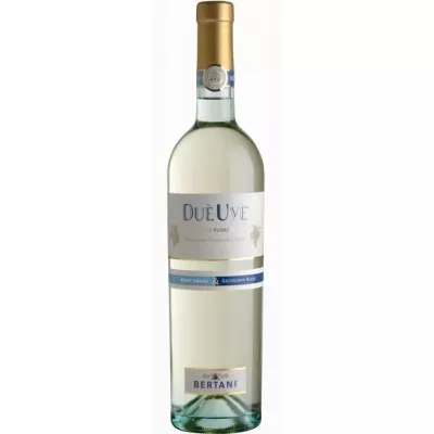Вино Due Uve DOC бел.сух 0,75 л 12,5% (Італія, Венето, ТМ Bertani)