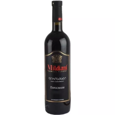 Вино Піросмані кр.п/сух 0,75 л 11-13% (Грузія, Кахетія, ТМ Mildiani)