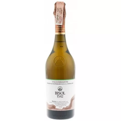 Ігристе вино Prosecco Sup DOCG Spum Molera біл.екстра/сух 0,75л 11,5% (Італія, Венето,ТМ Bisol)