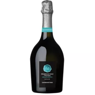 Вино ігристе Prosecco DOC Mill 2018 біл.екстра/сух 0,75л 11% (Італі, Тревізо, ТМ Sanmartino)