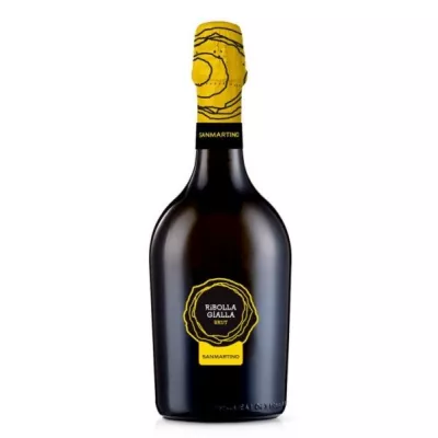 Вино ігристе Ribolla Gialla Spumante бел.брют 0,75 л 11% (Італі, Венето, ТМ Sanmartino)
