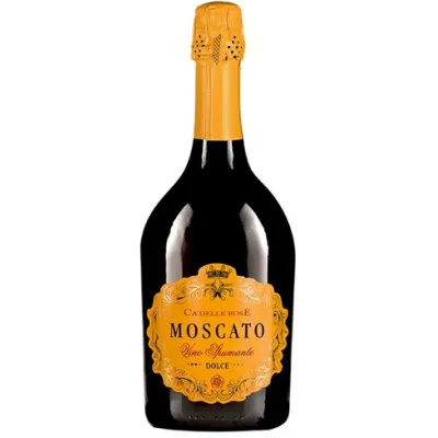 Вино ігристе Moscato Spumante бел.сл 0,75 л 9,5% (Італія, Венето, ТМ Cadelle Rose)