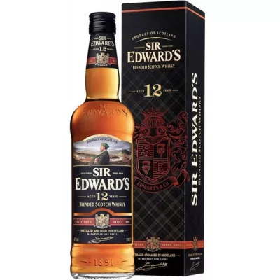 Віскі SW S.EDWARDS 12 років 1л 40% кор (Шотландія, Спейсайд, ТМ S.EDWARDS)