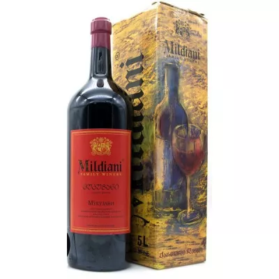 Вино Мукузані AOC кр.сух 1,5л 11-13% (Грузія, Кахетія, ТМ Mildiani)