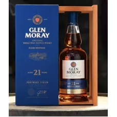 Віскі Glen Moray 21 рік 0,7л дер.кор (Шотландія, Шпейсейд, ТМ Glen Moray)