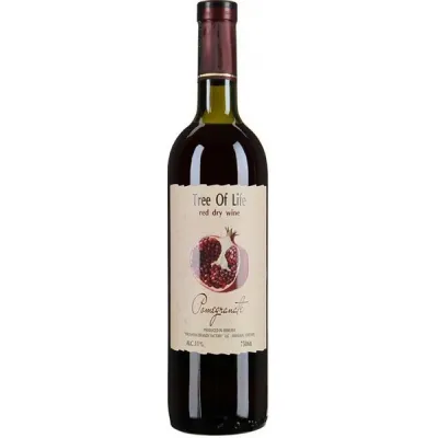 Гранатове вино Дерево життя кр.п/сл 0,75л 12% (Вірменія, ТМ Дерево життя)