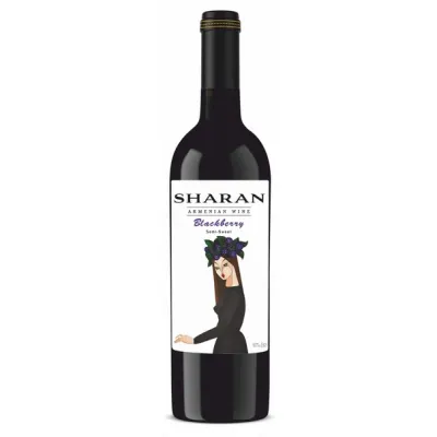 Вино ожинове Шаран кр.п/сл 0,75л 12% (Вірменія, ТМ Шаран)